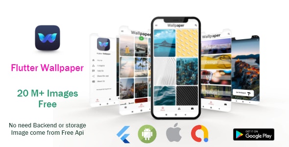 Flutter Wallpaper Pro 20m+ Images Nulled - Android & Ios - 2 May 2023