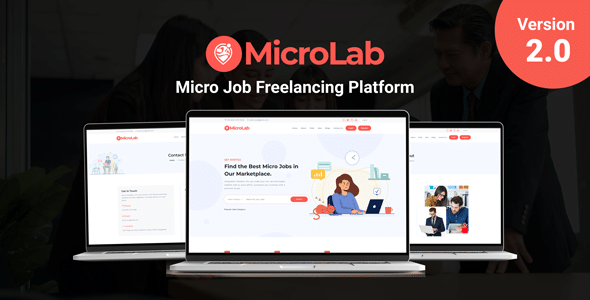 MicroLab v2.0 Nulled - Micro Job Freelancing Platform