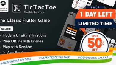 Tic Tac Toe v1.0.7 Nulled - The Classic Flutter Tic Tac Toe Game
