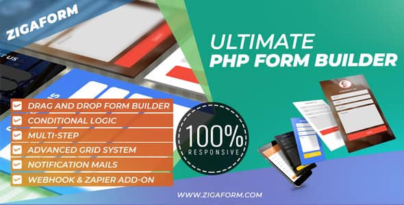 Zigaform v4.8 Nulled - PHP Form Builder - Contact & Survey