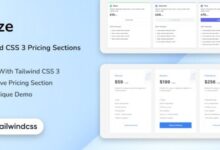Prize Nulled - Tailwind CSS 3 Pricing Sections
