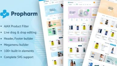 Propharm v1.6 Nulled - Pharmacy & Medical WordPress WooCommerce Theme