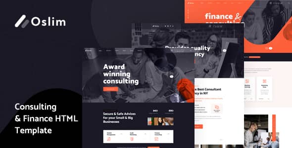 Oslim Nulled - Consulting Finance HTML Template