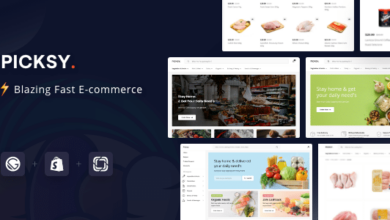 Picksy Nulled - React Gatsby Grocery Ecommerce Template