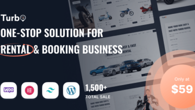 Turbo v10.0.2 Nulled - WooCommerce Rental & Booking Theme