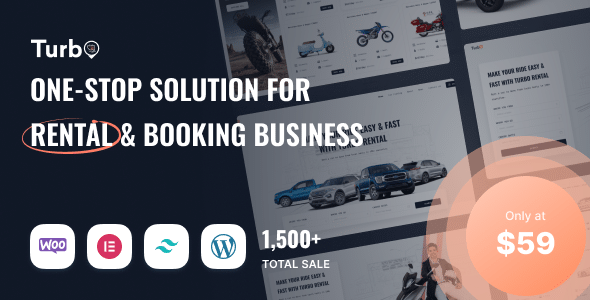Turbo v10.0.2 Nulled - WooCommerce Rental & Booking Theme