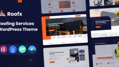 Roofx v1.0 Nulled - Roofing Services WordPress Theme