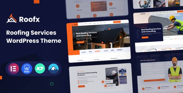 Roofx v1.0 Nulled - Roofing Services WordPress Theme