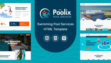 Poolix Nulled - Pool Cleaning & Renovation HTML Template