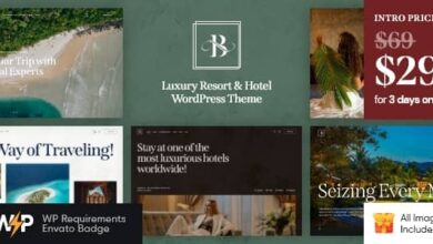 Belicia v1.0 Nulled - Luxury Resort & Hotel WordPress Theme