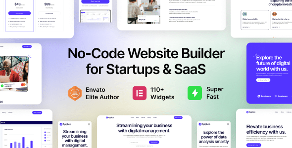 Applico v1.0 Nulled - Startup & SaaS WordPress Theme