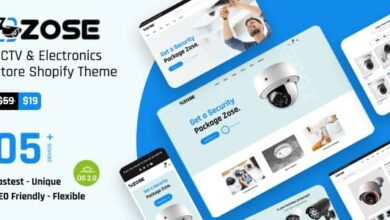 ZOSE v1.0.1 Nulled - CCTV Security & Electronics Store Shopify 2.0 Theme