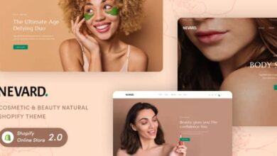 NEVARD Nulled - Beauty & Cosmetics Responsive Shopify Theme