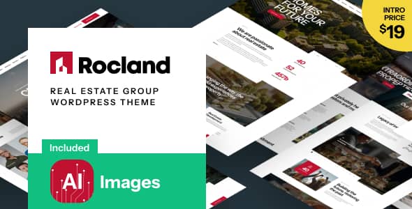 Rocland v1.0.0 Nulled - Real Estate Group WordPress Theme
