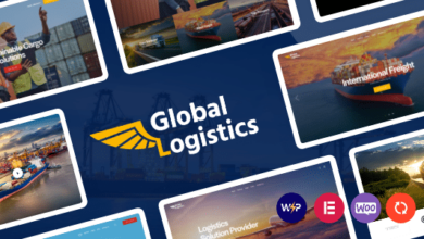 Global Logistics v3.7 Nulled - Transportation & Warehousing WordPress Theme