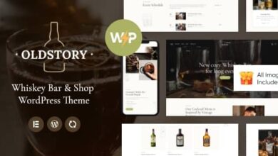 OldStory v2.9 Nulled - Whisky Bar | Pub | Restaurant WordPress Theme