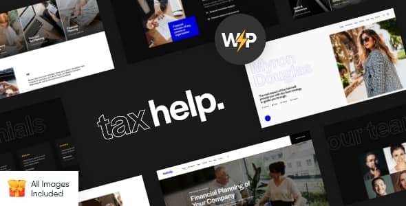 Tax Help v2.8 Nulled - Finance & Business Accounting Adviser WordPress Theme