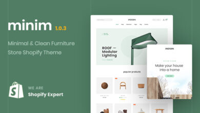 Minim v1.0.3 – Minimal & Clean Furniture Store Shopify Theme (Mobile Friendly)