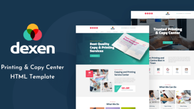 Dexen Nulled - Printing and Copy Center HTML Template