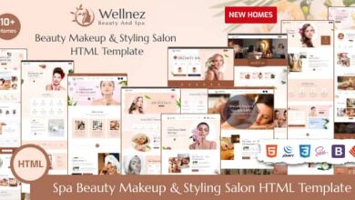 Wellnez Nulled - Spa Beauty & Wellness Salon HTML Template