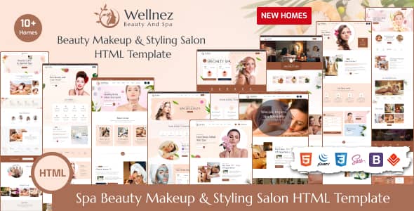Wellnez Nulled - Spa Beauty & Wellness Salon HTML Template