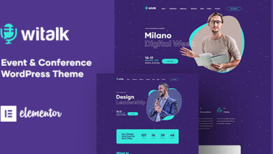 WiTalk v1.0.5 Nulled - Event & Conference WordPress Theme