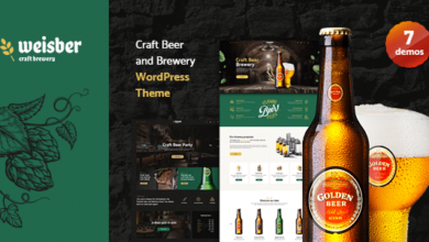 Weisber v1.1.8 Nulled - Craft Beer & Brewery WordPress Theme