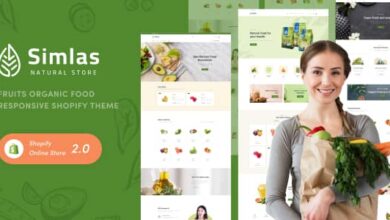 Simlas Nulled - Fruits Organic Food Responsive Shopify Theme