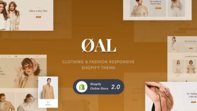 OAL Nulled - Clothing & Fashion Responsive Shopify 2.0 Theme