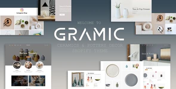 Gramic Nulled - Ceramics & Pottery Decor Shopify Theme