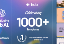 Hub v4.1.2 Nulled - Responsive Multi-Purpose WordPress Theme