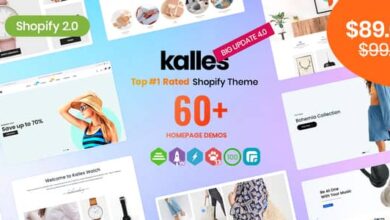 Kalles v4.2 Nulled - Clean, Versatile, Responsive Shopify Theme - RTL support