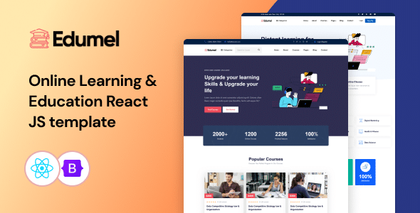 Edumel Nulled - Online Learning React Education Template