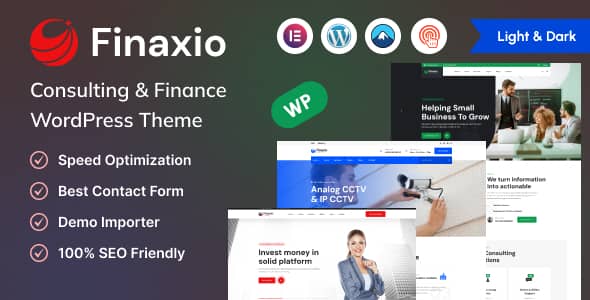 Finaxio v1.0.1 Nulled - Consulting & Finance WordPress Theme