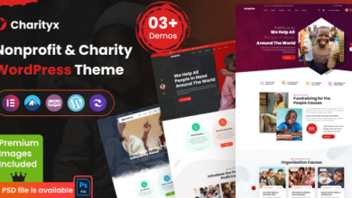 Charityx v1.0.1 Nulled - Charity & Nonprofit WordPress Theme