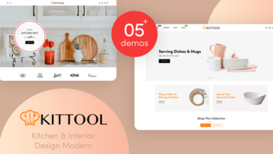 KitTool Nulled - Kitchen & Interior Design Modern Shopify Theme