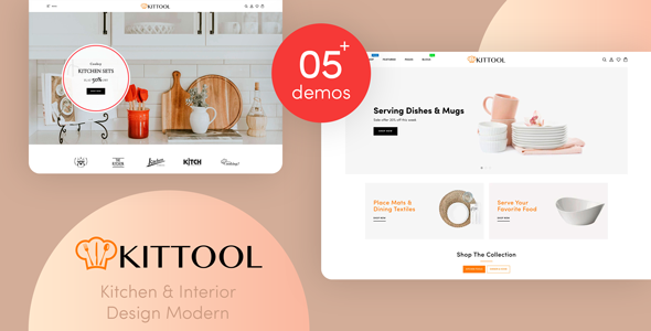 KitTool Nulled - Kitchen & Interior Design Modern Shopify Theme