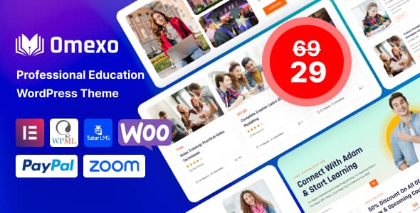 Omexo v1.5.5 Nulled - Education & Online Courses WordPress Theme