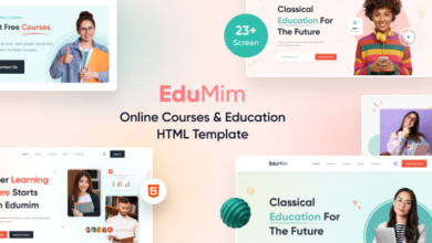 Edumim – Tailwind CSS Education HTML Template