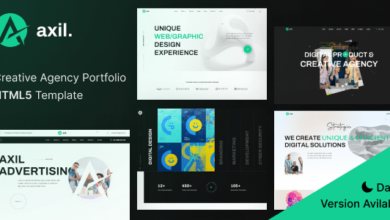 Axil Nulled - Creative Agency Portfolio Template