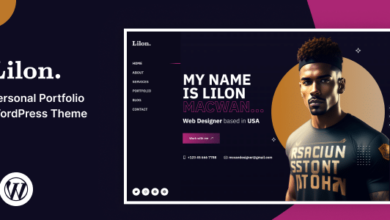 Lilon v2.0 – Personal Portfolio WordPress Theme