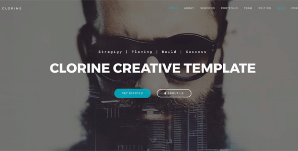 Clorine Nulled - Responsive Business Creative Portfolio Template