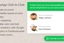 WhatsApp Click to Chat Plugin for WordPress v2.2.12 Free