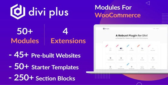 Divi Plus v1.9.12 Nulled - 50+ Powerful Modules for Divi Theme