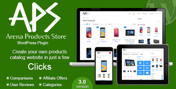 Arena Products Store v3.0 Nulled - WordPress Plugin