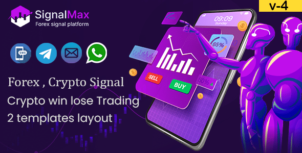 SignalMax v4.0 Nulled - Trading & Forex , Crypto Signal Notifier Subscription based Platform