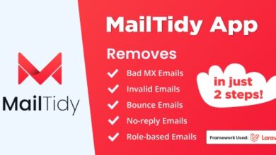 MailTidy v2.1.2 Nulled - Email List Cleaner SAAS Application