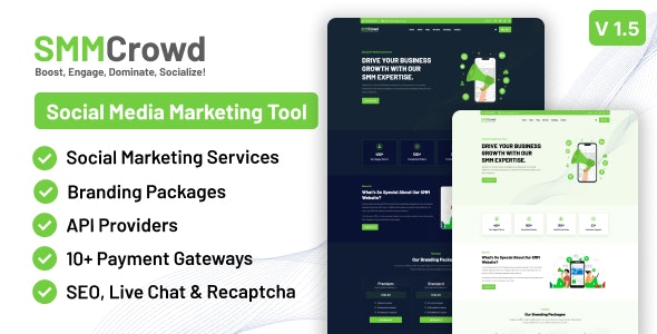 SMMCrowd v1.5 Nulled - Marketplace of SMM Services