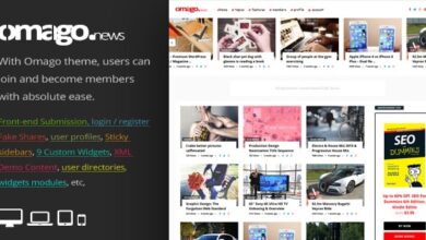 Omago News v3.0 Nulled - User Profile Membership & Content Sharing Theme