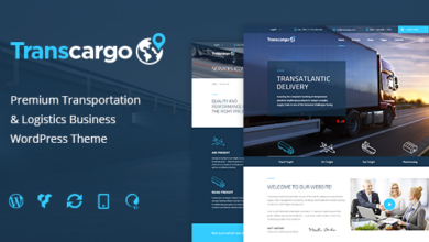 Transcargo v2.9 Nulled - Logistics & Transportation WP Theme